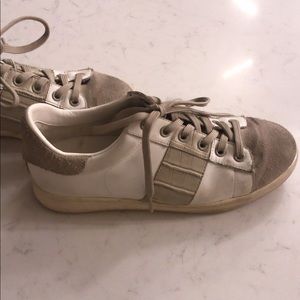 Sam Edelman Sneakers with Grey Stripe